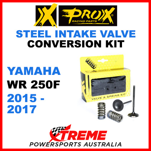 ProX Yamaha WR250F WRF250 2015-2017 Steel Intake Valve & Spring Upgrade Kit