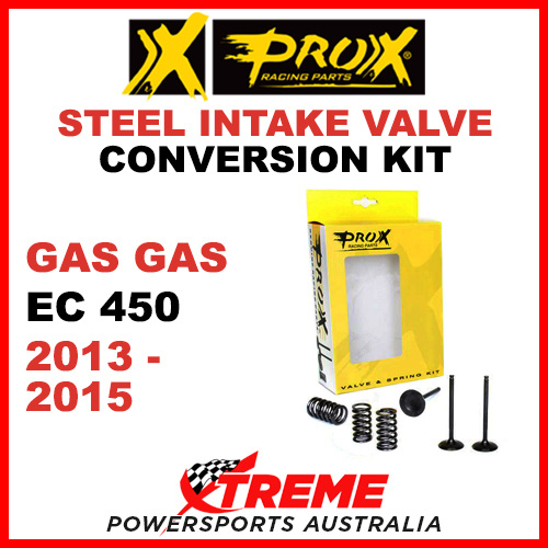 ProX Gas Gas EC450 EC 450 2013-2015 Steel Intake Valve & Spring Upgrade Kit
