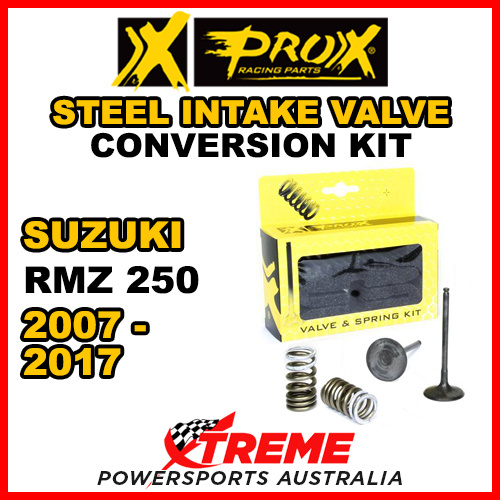 ProX For Suzuki RMZ250 RMZ 250 2007-2017 Steel Intake Valve & Spring Upgrade Kit