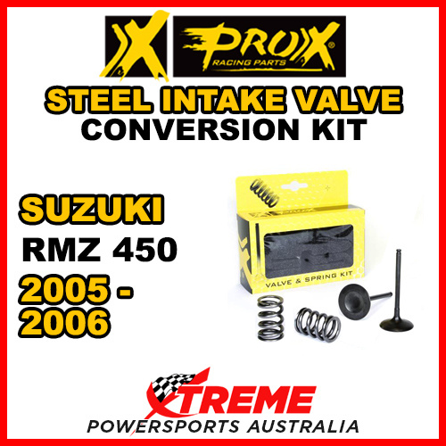ProX For Suzuki RMZ450 RMZ 450 2005-2006 Steel Intake Valve & Spring Upgrade Kit