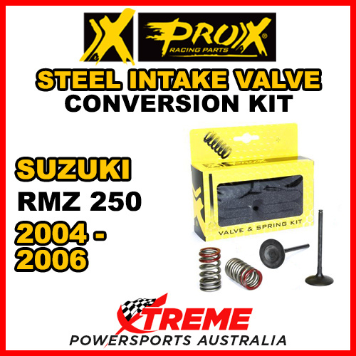 ProX Kawasaki KX250F KXF250 2004-2006 Steel Intake Valve & Spring Upgrade Kit
