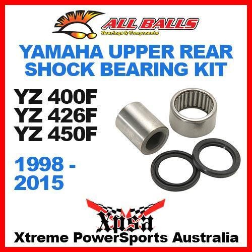 Upper Rear Shock Bearing Kit Yamaha YZ YZ400F YZ426F YZ450F 1998-2015 MX, All Balls 29-1016