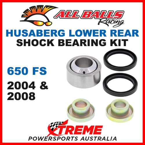 29-5056 Husaberg 650FS 650 FS 2004 & 2008 Rear Lower Shock Bearing Kit