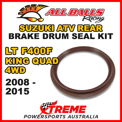 30-15801 For Suzuki ATV LTF 400F 4WD KING QUAD 2007 REAR BRAKE DRUM SEAL KIT