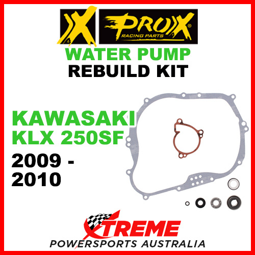 ProX Kawasaki KLX250SF KLX 250SF 2009-2010 Water Pump Repair Kit 33.57.4314