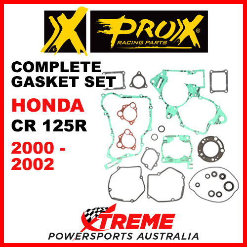 ProX Honda CR125R CR 125R 2000-2002 Complete Gasket Set 34.1220