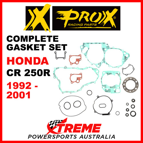 ProX Honda CR250R CR 250R 1992-2001 Complete Gasket Set 34.1312