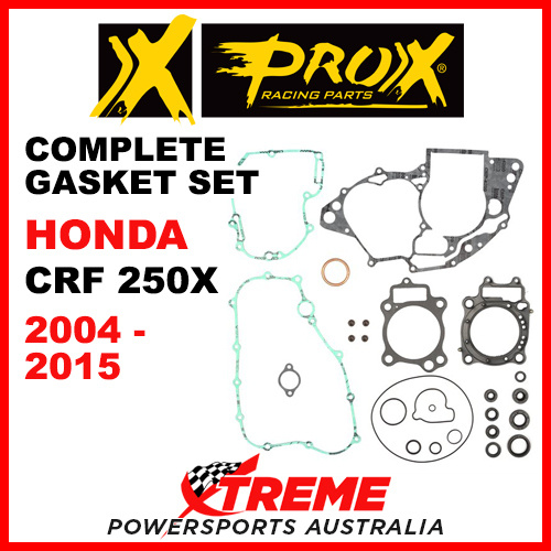 ProX Honda CRF250X CRF 250X 2004-2015 Complete Gasket Set 34.1334