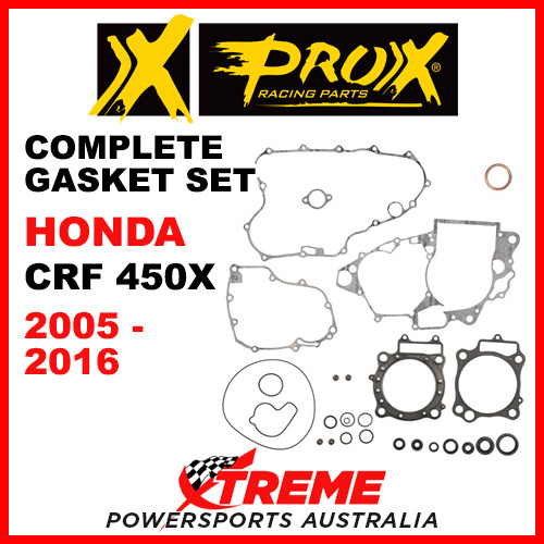ProX Honda CRF450X CRF 450X 2005-2016 Complete Gasket Set 34.1403