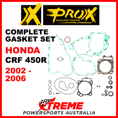 ProX Honda CRF 450R CRF450R 2002-2006 Complete Gasket Set 34.1422
