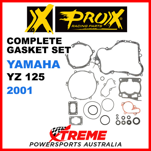 ProX Yamaha YZ125 YZ 125 2001 Complete Gasket Set 34.2221