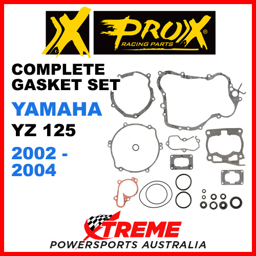 ProX Yamaha YZ125 YZ 125 2002-2004 Complete Gasket Set 34.2222