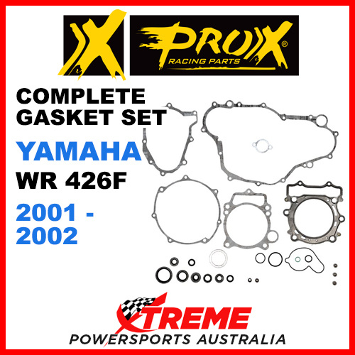 ProX Yamaha WR426F WR 426F 2001-2002 Complete Gasket Set 34.2420