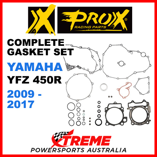 ProX Yamaha YFZ450R YFZ 450R 2009-2017 Complete Gasket Set 34.2439