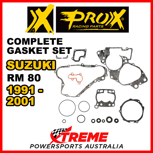 ProX For Suzuki RM80 RM 80 1991-2001 Complete Gasket Set 34.3111