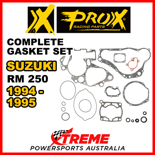 ProX For Suzuki RM250 RM 250 1994-1995 Complete Gasket Set 34.3314