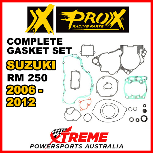 ProX For Suzuki RM250 RM 250 2006-2012 Complete Gasket Set 34.3326