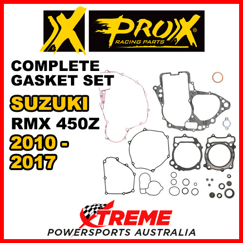 ProX For Suzuki RM-X450Z RM-X 450Z 2010-2017 Complete Gasket Set 34.3409