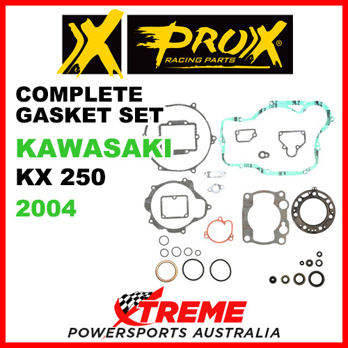 ProX Kawasaki KX250 KX 250 2004 Complete Gasket Set 34.4314