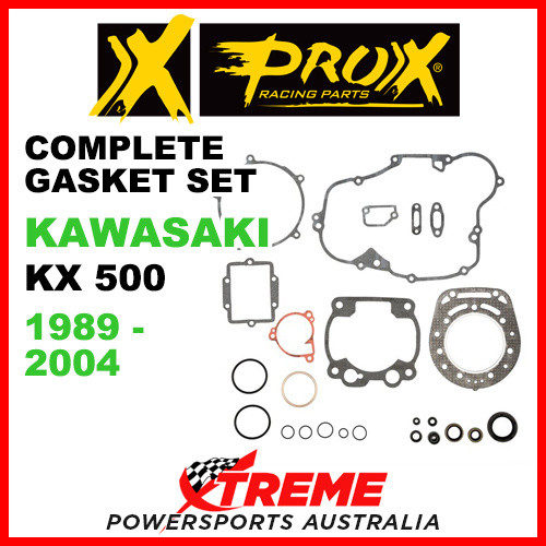 ProX Kawasaki KX500 KX 500 1989-2004 Complete Gasket Set 34.4409