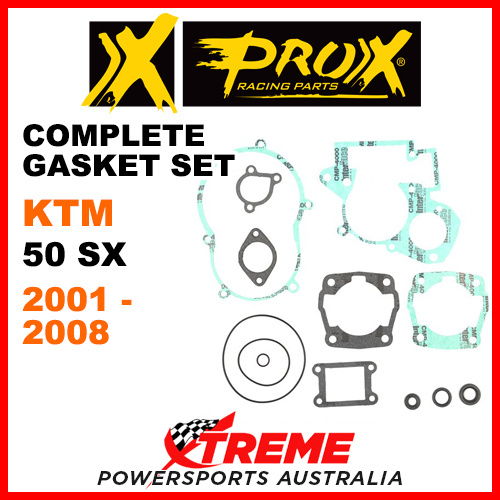 ProX KTM 50SX 50 SX 2001-2008 Complete Gasket Set 34.6011