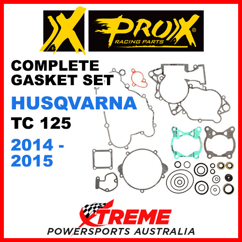 ProX Husqvarna TC125 TC 125 2014-2015 Complete Gasket Set 34.6227
