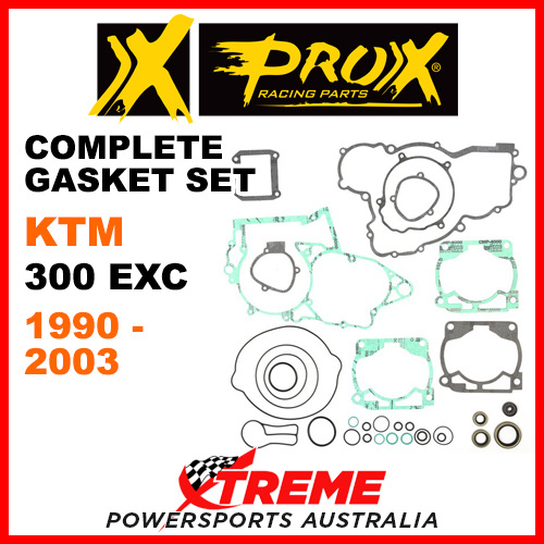 ProX KTM 300EXC 300 EXC 1990-2003 Complete Gasket Set 34.6340