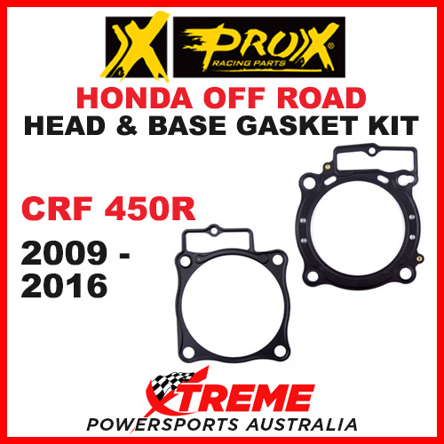 ProX Honda CRF450R CRF 450R 2009-2016 Head & Base Gasket Kit