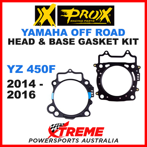 ProX Yamaha YZ450F YZF450 2014-2016 Head & Base Gasket Kit
