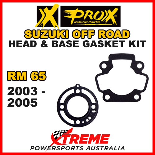 ProX For Suzuki RM65 RM 65 2003-2005 Head & Base Gasket Kit