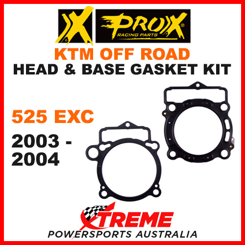 ProX KTM 525EXC 525 EXC 2003-2004 Head & Base Gasket Kit