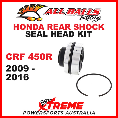 All Balls 37-1001 Honda CRF450R CRF 450R 2009-2016 Rear Shock Seal Head Kit