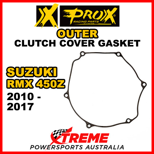 ProX For Suzuki RMX450Z RMX 450Z 2010-2017 Outer Clutch Cover Gasket 37.19.G3408
