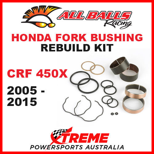 MX Fork Bushing Seal Kit Honda CRF450X CRF 450X 2005-2015 Dirt Bike Moto, All Balls 38-6020