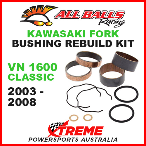 All Balls 38-6039 Kawasaki VN1600 VN 1600 Classic 2003-2008 Fork Bushing Kit