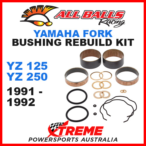 ALL BALLS 38-6048 MX OFF ROAD FORK BUSHING KIT YAMAHA YZ125 YZ250 1991-1992