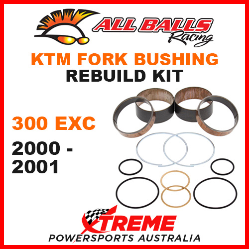 38-6054 KTM 300EXC 300 EXC 2000-2001 MX Fork Bushing Rebuild Kit Dirt Bike