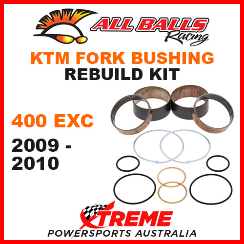 38-6054 KTM 400EXC 400 EXC 2009-2010 MX Fork Bushing Rebuild Kit Dirt Bike