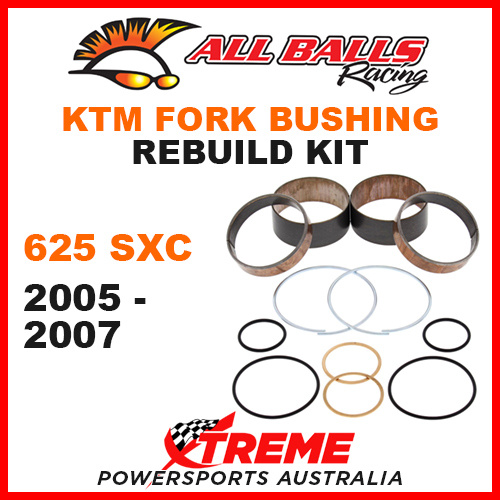 38-6054 KTM 625SXC 625 SXC 2005-2007 MX Fork Bushing Rebuild Kit Dirt Bike