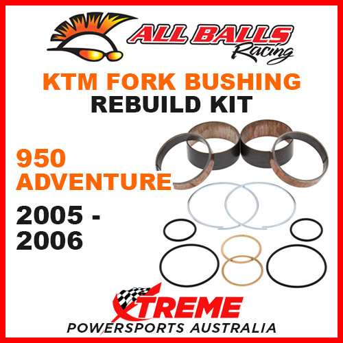 38-6054 KTM 950 Adventure 2005-2006 MX Fork Bushing Rebuild Kit Dirt Bike