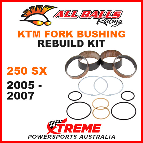 38-6054 KTM 250SX 250 SX  2005-2007 MX Fork Bushing Rebuild Kit Dirt Bike