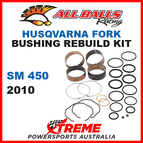 All Balls 38-6068 Husqvarna SM450 SM 450 2010 Fork Bushing Kit