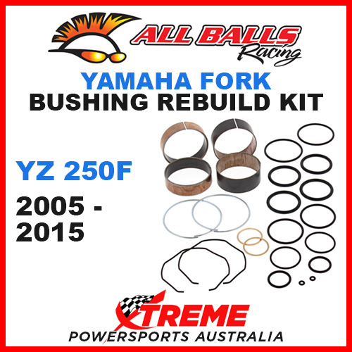 MX Off Road Fork Bushing Kit Yamaha YZ250F YZF250 2005-2015, All Balls 38-6068