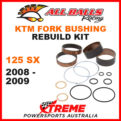 38-6073 KTM 125 SX 125SX 2008-2009 MX Fork Bushing Rebuild Kit Dirt Bike