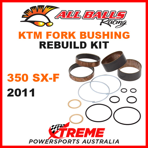 38-6073 KTM 350 SX-F 350SX-F 2011 MX Fork Bushing Rebuild Kit Dirt Bike