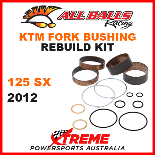 38-6073 KTM 125 SX 125SX 2012 MX Fork Bushing Rebuild Kit Dirt Bike