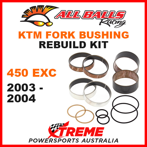38-6077 KTM 450 EXC 450EXC 2003-2004 MX Fork Bushing Rebuild Kit Dirt Bike