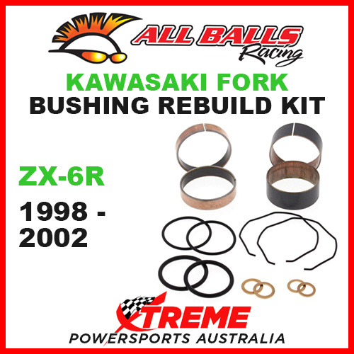 All Balls 38-6087 Kawasaki ZX-6R 600cc 1998-2002 Fork Bushing Kit