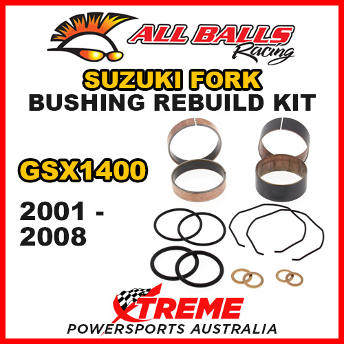 All Balls 38-6087 For Suzuki GSX1400 GSX 1400 2001-2008 Fork Bushing Kit
