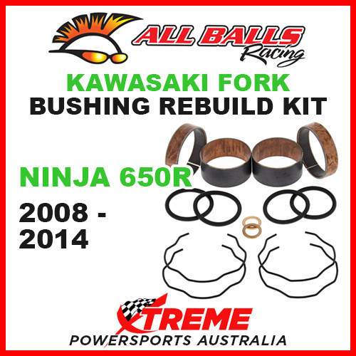 All Balls 38-6095 Kawasaki Ninja 650R 2008-2014 Fork Bushing Kit